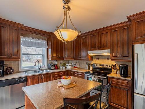 Cuisine - 292 Rue Grimes, Maniwaki, QC - Indoor Photo Showing Kitchen With Double Sink