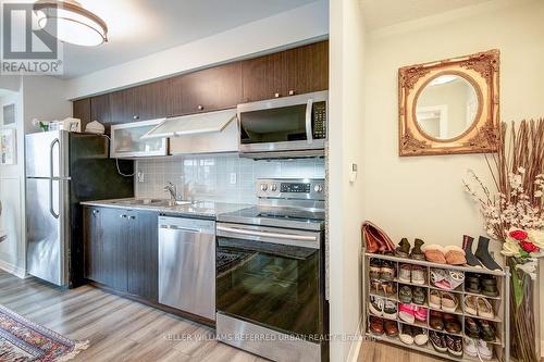 #214 -275 Yorkland Rd, Toronto, ON - Indoor Photo Showing Kitchen With Stainless Steel Kitchen