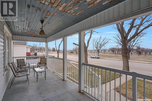E 454 Fairford Street E, Moose Jaw, SK - Outdoor With Balcony With Exterior