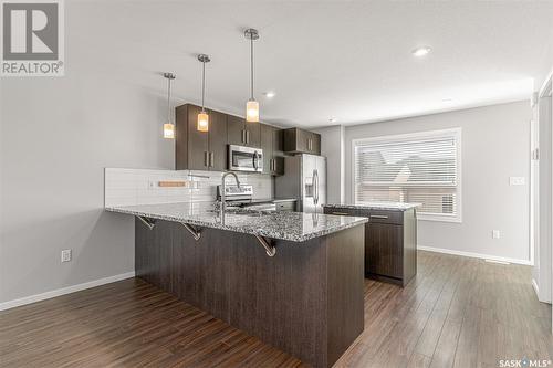 4118 Brighton Circle, Saskatoon, SK - Indoor Photo Showing Kitchen With Upgraded Kitchen