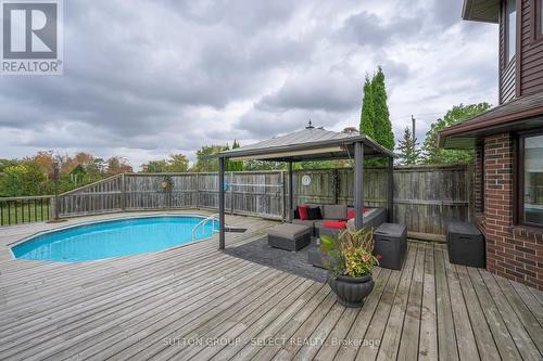 2578 Jenedere Crt, London, ON - Outdoor With Above Ground Pool With Deck Patio Veranda With Exterior