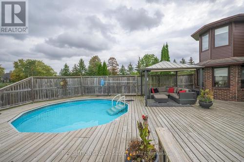 2578 Jenedere Crt, London, ON - Outdoor With Above Ground Pool With Deck Patio Veranda