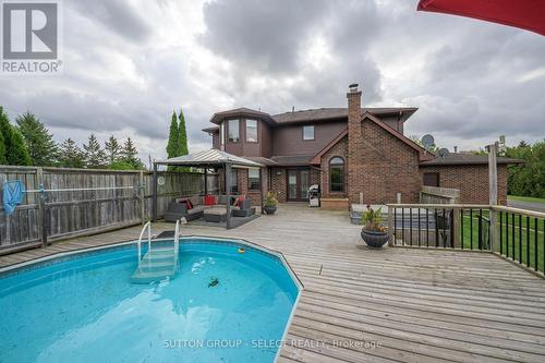 2578 Jenedere Crt, London, ON - Outdoor With Above Ground Pool With Deck Patio Veranda With Exterior