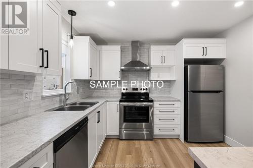 286 Teaberry, Moncton, NB - Indoor Photo Showing Kitchen With Double Sink With Upgraded Kitchen