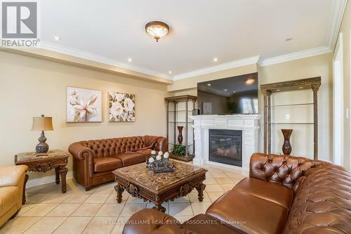 41 Nova Scotia Rd, Brampton, ON - Indoor Photo Showing Living Room With Fireplace