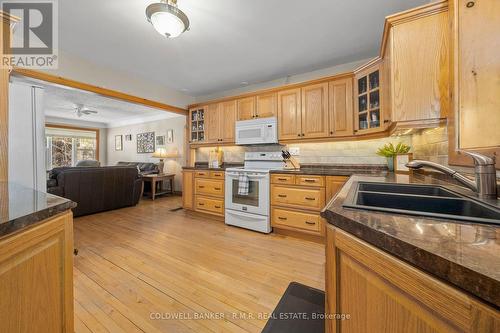 36 Bond St E, Kawartha Lakes, ON - Indoor Photo Showing Kitchen With Double Sink