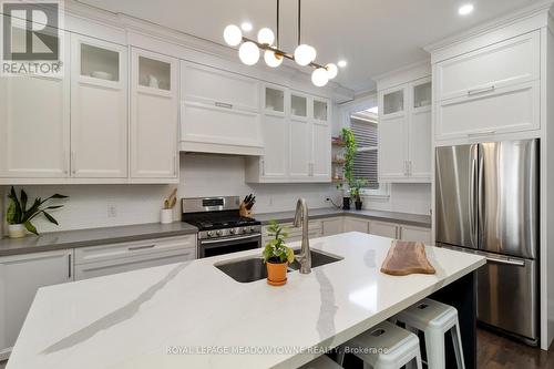 107 Elgin St, Hamilton, ON - Indoor Photo Showing Kitchen With Upgraded Kitchen