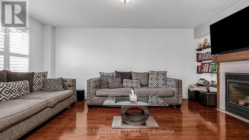25 Mowat Cres, Halton Hills, ON - Indoor Photo Showing Living Room With Fireplace