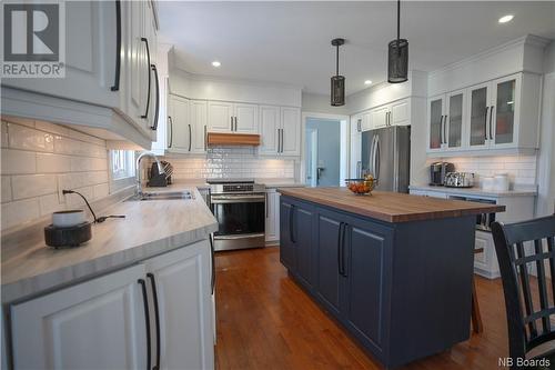 22 Brook Terrace, Campbellton, NB - Indoor Photo Showing Kitchen With Double Sink With Upgraded Kitchen