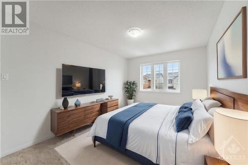 virtually staged - 220 Macoun Circle, Ottawa, ON - Indoor Photo Showing Bedroom
