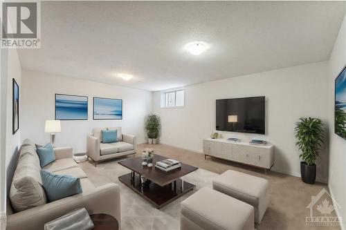 virtually staged - 220 Macoun Circle, Ottawa, ON - Indoor Photo Showing Living Room