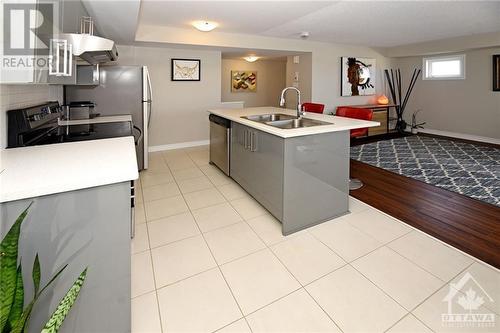 308A Des Tilleuls Private, Ottawa, ON - Indoor Photo Showing Kitchen With Double Sink