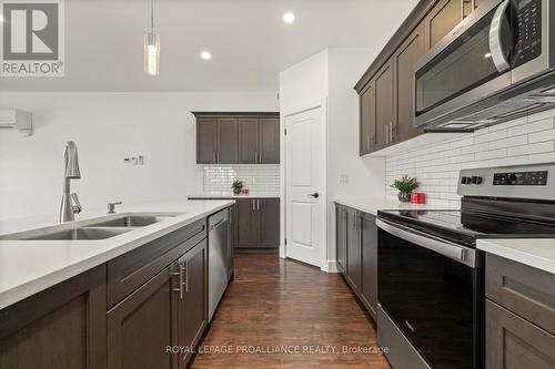 #A & B -10 Lehtinen Cres, Belleville, ON - Indoor Photo Showing Kitchen With Double Sink With Upgraded Kitchen