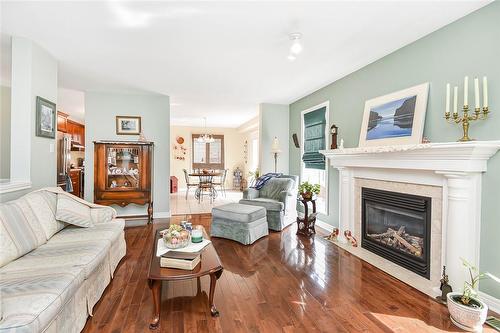 29 Grassyplain Drive, Hamilton, ON - Indoor Photo Showing Living Room With Fireplace