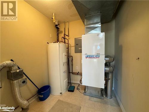 Utility/Laundry room - 31 Dairy Lane Unit# 102, Huntsville, ON - Indoor Photo Showing Basement