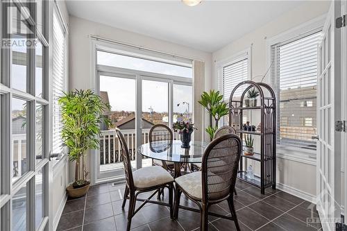 Upgraded sunroom perfect to enjoy your morning coffee with your favorite book - 701 Du Rivage Street, Rockland, ON - Indoor Photo Showing Dining Room