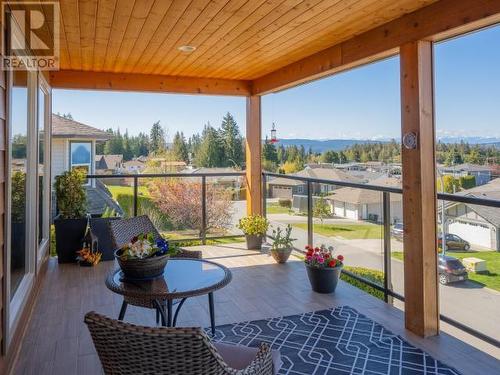3806 Trail Place, Powell River, BC - Outdoor With Deck Patio Veranda With View With Exterior