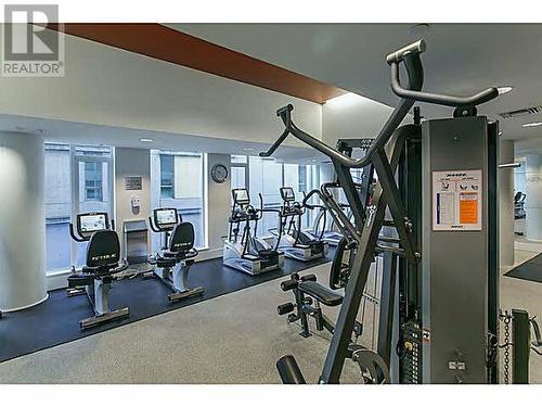 1101 1499 W Pender Street, Vancouver, BC - Indoor Photo Showing Gym Room