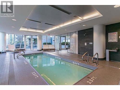 1101 1499 W Pender Street, Vancouver, BC - Indoor Photo Showing Other Room With In Ground Pool