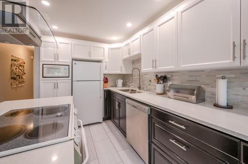 22 Abbott Street Unit# 104, Penticton, BC - Indoor Photo Showing Kitchen With Double Sink