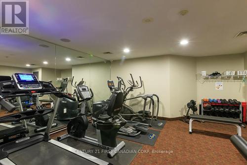 #707 -250 Pall Mall St, London, ON - Indoor Photo Showing Gym Room