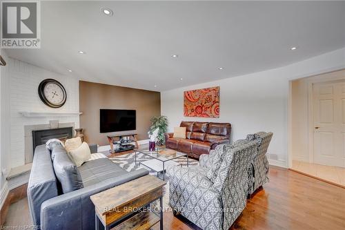 1394 Hazelton Blvd, Burlington, ON - Indoor Photo Showing Living Room With Fireplace