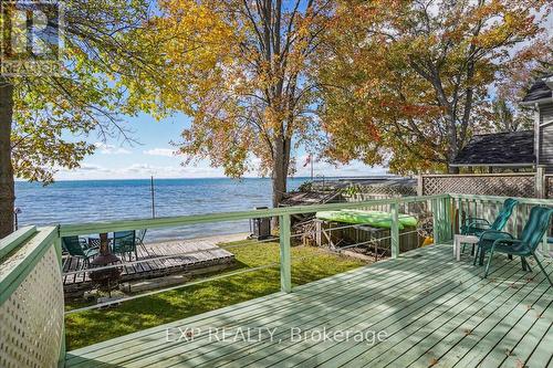 2736 Lone Birch Tr, Ramara, ON - Outdoor With Body Of Water With Deck Patio Veranda With View