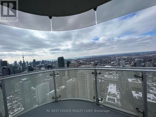 5509 - 1 Bloor Street E, Toronto, ON - Outdoor With Balcony With View