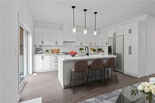9 Santa Barbara Lane, Georgetown, ON - Indoor Photo Showing Kitchen With Upgraded Kitchen