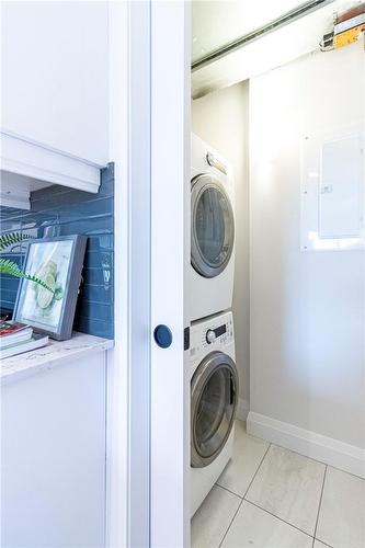 In-Suite Laundry - 181 James Street N|Unit #509, Hamilton, ON - Indoor Photo Showing Laundry Room