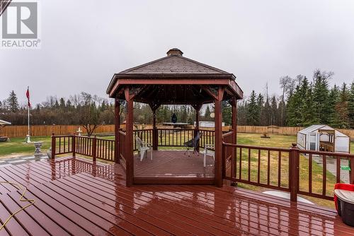 5465 Bendixon Road, Prince George, BC - Outdoor With Deck Patio Veranda With Backyard