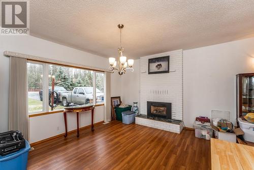 5465 Bendixon Road, Prince George, BC - Indoor Photo Showing Living Room With Fireplace