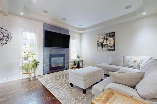 56 Calista Drive, Welland, ON - Indoor Photo Showing Living Room With Fireplace