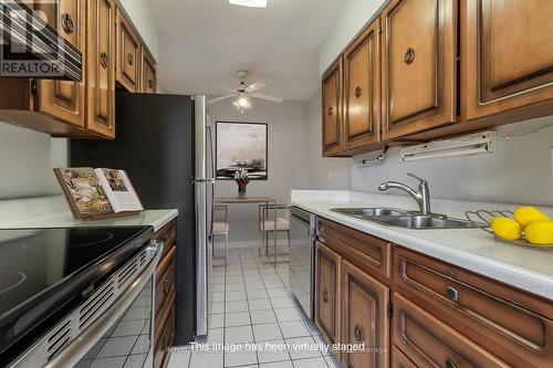#1204 -1968 Main St W, Hamilton, ON - Indoor Photo Showing Kitchen With Double Sink