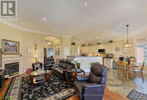 158 Legendary Tr, Whitchurch-Stouffville, ON - Indoor Photo Showing Living Room With Fireplace