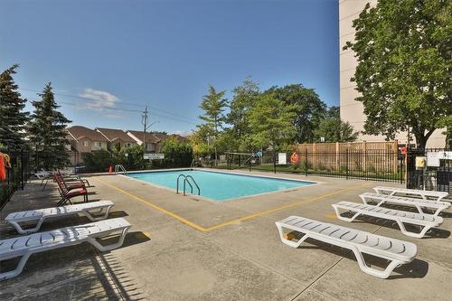 301 Frances Avenue|Unit #404, Stoney Creek, ON - Outdoor With In Ground Pool With Backyard