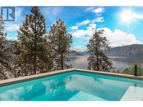 5843 Somerset Avenue, Peachland, BC - Outdoor With Body Of Water With In Ground Pool With View