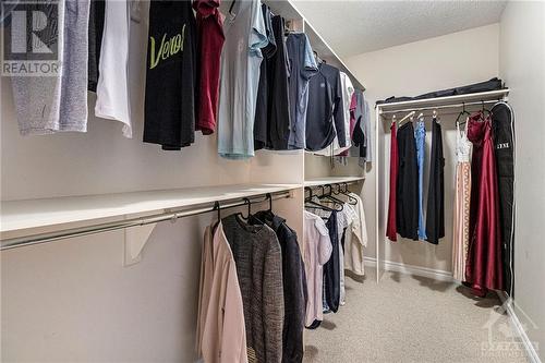 Upper level walk-in closet to the primary room - 129 Eye Bright Crescent, Ottawa, ON - Indoor With Storage