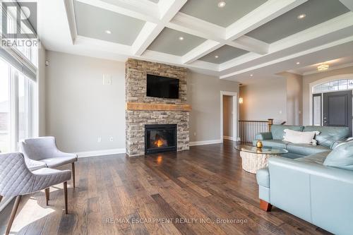 54 Stoney Creek Road, Haldimand, ON - Indoor Photo Showing Living Room With Fireplace