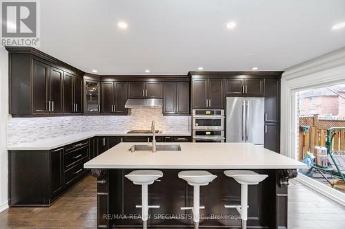 23 Tigerlily Place, Brampton, ON - Indoor Photo Showing Kitchen With Upgraded Kitchen
