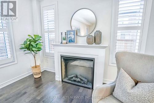 631 Brisdale Dr, Brampton, ON - Indoor Photo Showing Living Room With Fireplace