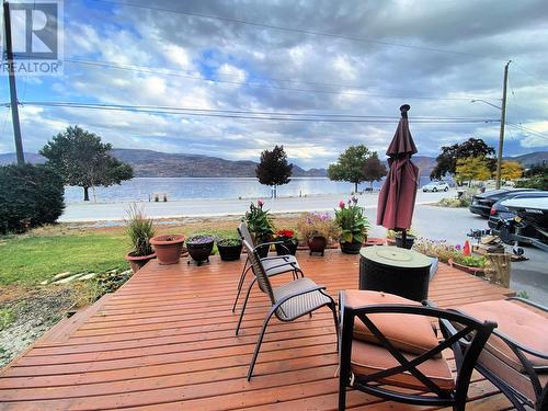 4396 Beach Avenue, Peachland, BC - Outdoor With Body Of Water With Deck Patio Veranda With View