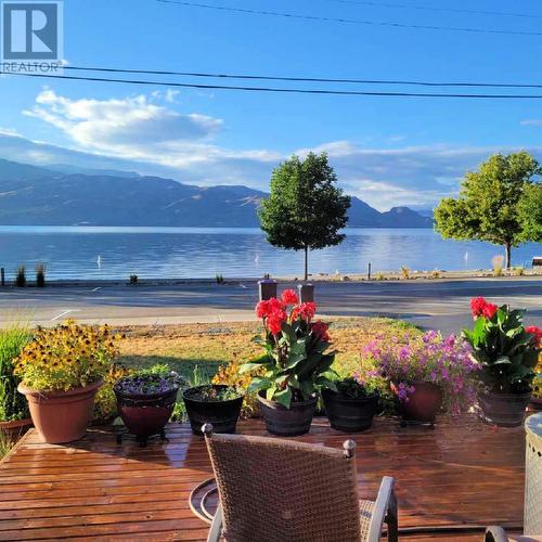 4396 Beach Avenue, Peachland, BC - Outdoor With Body Of Water With Deck Patio Veranda With View