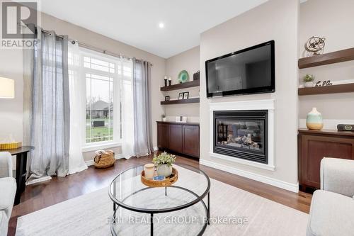 25 Rosewood Dr, Quinte West, ON - Indoor Photo Showing Living Room With Fireplace