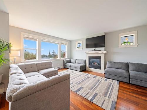 2241 Stone Creek Pl, Sooke, BC - Indoor Photo Showing Living Room With Fireplace