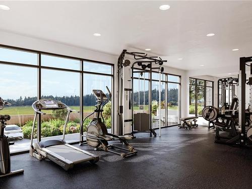 300S-3564 Ryder Hesjedal Way, Colwood, BC - Indoor Photo Showing Gym Room
