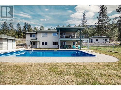 16865 Commonage Road Road, Lake Country, BC - Outdoor With In Ground Pool With Deck Patio Veranda With Backyard With Exterior