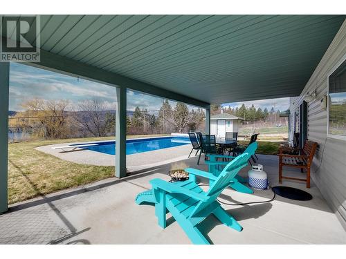 16865 Commonage Road Road, Lake Country, BC - Outdoor With In Ground Pool With Deck Patio Veranda With Exterior