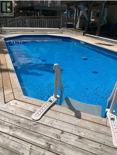 81 Browning Tr, Barrie, ON - Outdoor With Above Ground Pool With Deck Patio Veranda With Backyard