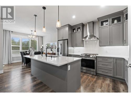 3820 20 Street Ne Unit# 12, Salmon Arm, BC - Indoor Photo Showing Kitchen With Stainless Steel Kitchen With Upgraded Kitchen
